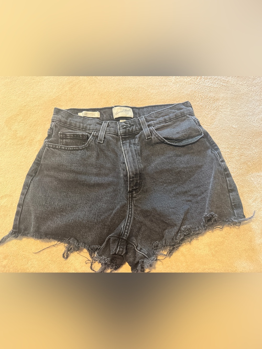 Universal Thread Black Denim Cutoff Jean Shorts